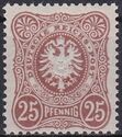 Imperial eagle and crown in oval, PFENNIG