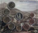 Various Euro (Mint set 2010 - Historical regions - Tekov, Turiec & Podsitniansko)