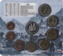 Various Euro (Mint set 2010 - Historical regions - Tekov, Turiec & Podsitniansko)