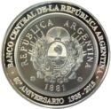 1 Peso (80th Anniversary of Central Bank of the Republic of Argentina)