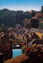 Luxembourg. View to the St. Esprit Bastion