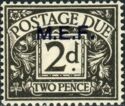British Postage Due Stamp Overprint "M.E.F"
