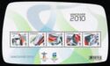 Sports of the 2010 Winter Games - Souvenir sheet overprinted