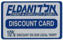Eldan 10% On all car rentals in Israel