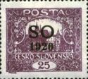 Hradcany at Prague - overprint S O 1920