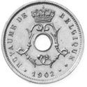 5 Centimes (French legend - small year)