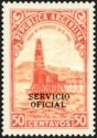 Oil well - Overprint "SERVICIO OFICIAL" (10¾ mm)