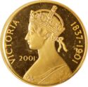 50 Pence (Centennial - Queen Victoria's Death - Gold edition)