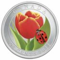 25 Cents (Ladybug and tulip)