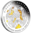 1 Dollar (Discover Australia: King Brown Snake)