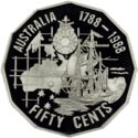 50 Cents (200th Anniversary of Australia)
