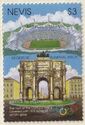 Olympic Stadium and Siegestor Arch, Munich