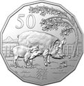 50 Cents (Tetra-decagon - Year of the Pig)