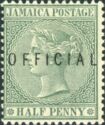 Queen Victoria (1819-1901) overprinted "OFFICIAL"