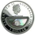 1 Dollar (Treasures of Australia. Keshi pearl)