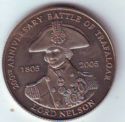1 Crown (200th Anniversary Battle of Trafalgar, Lord Nelson)