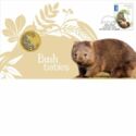 1 Dollar (Bush Babies II. Wombat. Coin & Stamp)