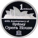 1 Dollar (40th Anniversary of Sydney Opera House)