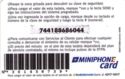 Miniphone card (small CARD)03/99