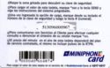 Miniphone card (small CARD)code bars 1