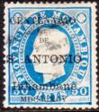 Overprint on Mocambique stamp