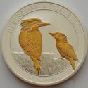 1 Dollar (Australian Kookaburra. Gilded)
