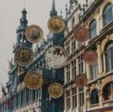 Various Euro (Mint set 2005 - Grand Place, colored medal)