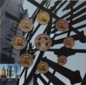 Various Euro (Mint set 2008 - Bell Tower, UNESCO Site - color medal)