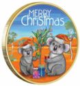 1 Dollar (Merry Christmas Koala. Coin & Stamp)
