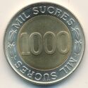 1,000 Sucres (70th Anniversary - Central Bank)
