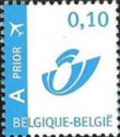 Priority Stamp with Blue Prior Logo (Posthorn)