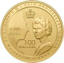 100 Dollars (50th An. Accession of Elizabeth II to the Thron