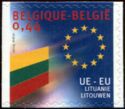 European Union - Flag of Lithuania Self-adhesive