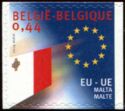 European Union - Flag of Malta Self-adhesive