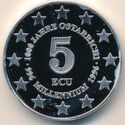 5 Ecu (1000th Anniversary of the Formation of Austria)