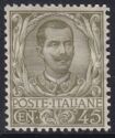 King Vittorio Emanuele III (1869-1947) with Floral Ornaments