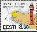 Ristna Lighthouse and Map (1874)