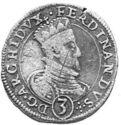 3 Kreuzer (Archduke of Styria.)