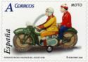 Motorbike with Rider and Passenger