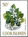 Tahitian gardenia (Gardenia taitensis), optd AITUTAKI