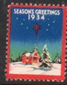 Seasons Greetings 1934 American Lung Association