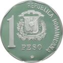 1 Peso (500th Ann. Discover. & Evang. - Rowing bot in front of sailing ship)