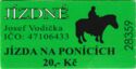Ticket for Pony in ZOO Prague