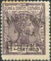 Alfonso XIII, overprinted