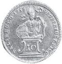 10 Kreuzer (Archbishop Sigismund von Schrattenbach)