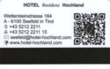 Hotel Residenz Hochland
