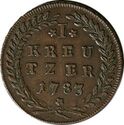 1 Kreuzer (Archbishop Hieronymus von Colloredo)