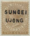 Straits Settlements overprinted SUNGEI UJONG