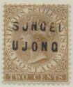 Straits Settlements overprinted SUNGEI UJONG