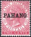 Straits Settlements with overprint PAHANG